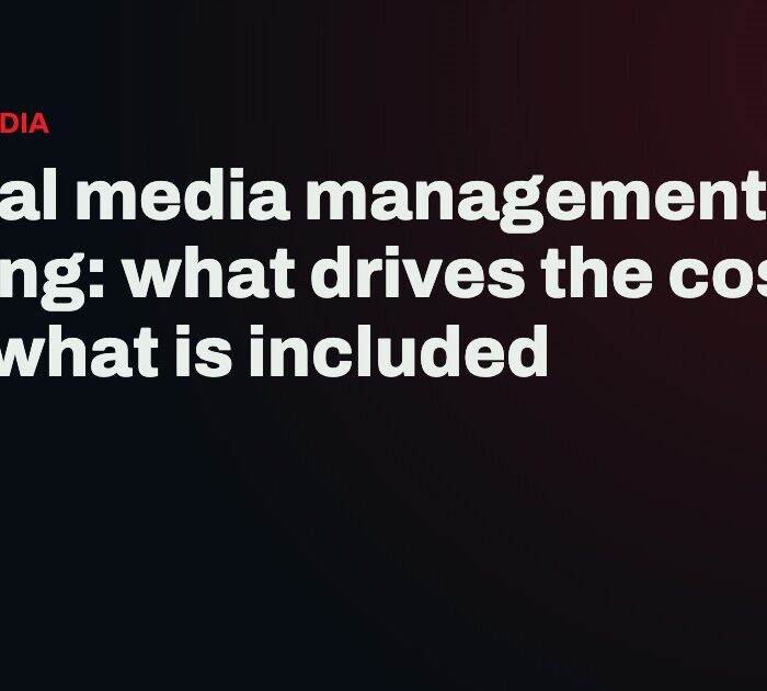 Social media management pricing: what drives the cost and what is included